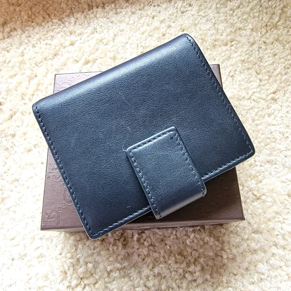 Authentic Gucci Firenze 1921 Black Leather Wallet - Picture 4 of 9